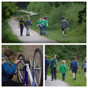 Welpen: lopen een hike