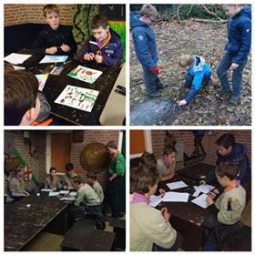 Prentenboeken maken en signaal vuren.