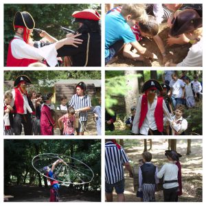 Zomerkamp welpen schat bemachtigd