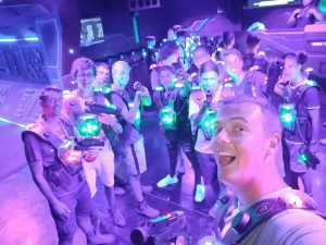 Zomerkamp rowans lasergamen