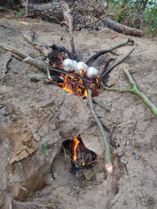 Scouting Impeesa verkenners primitief koken