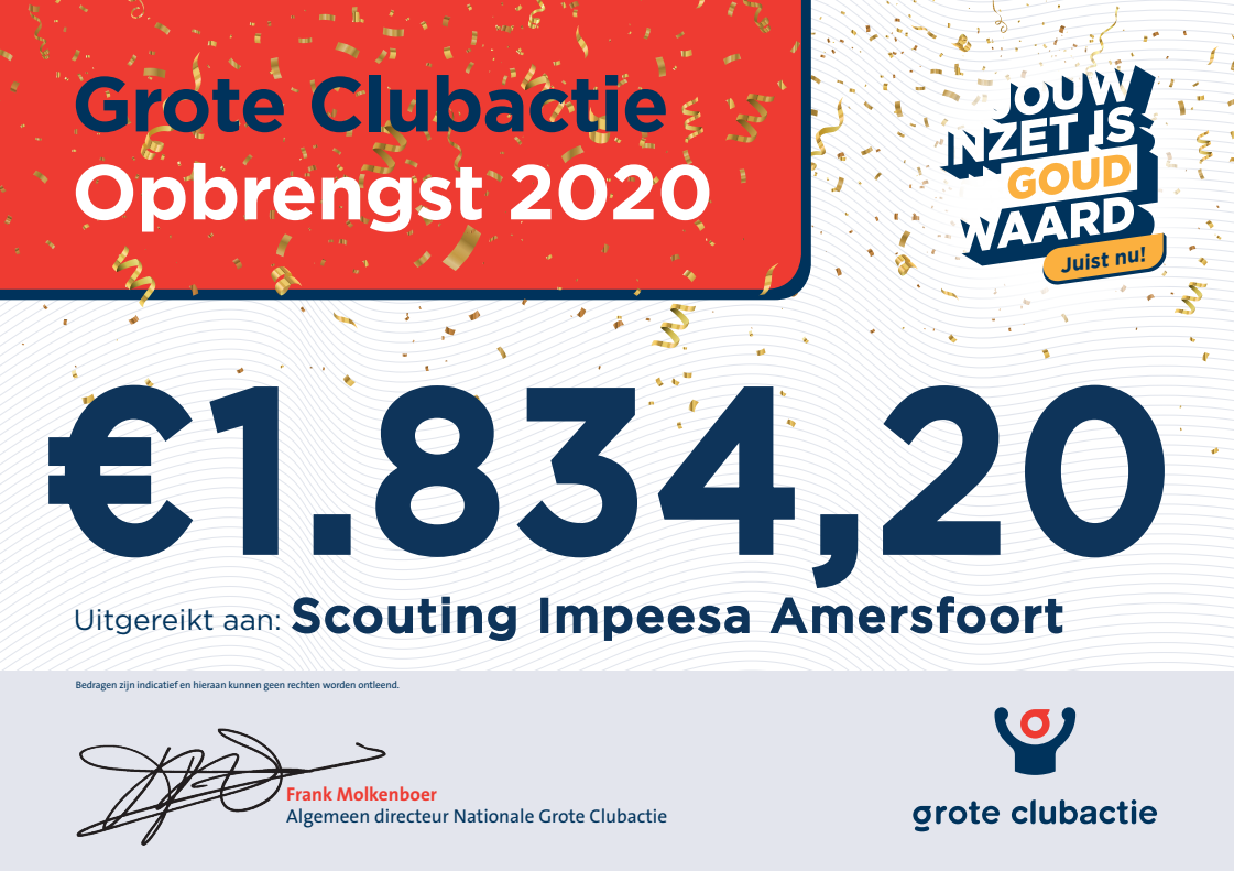 Scouting Impeesa Amersfoort grote clubactie