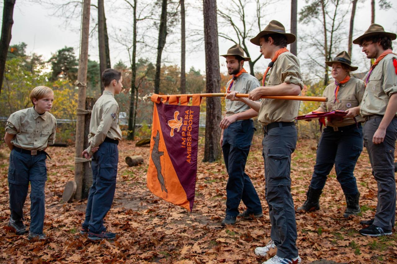 Installatie verkenners scouting Impeesa Amersfooort Leusden