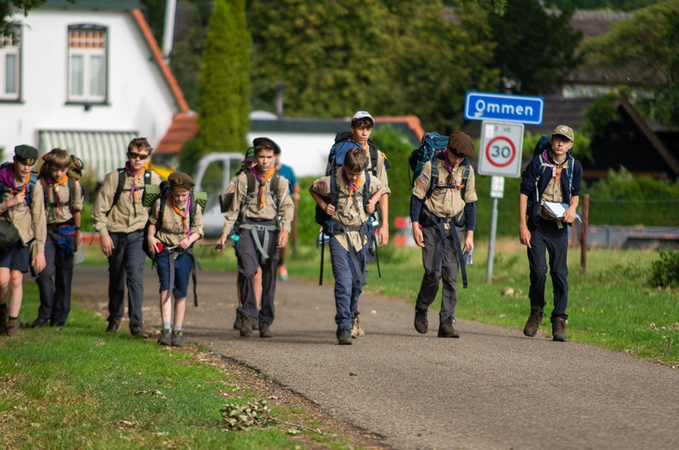 Hike lopen met rugzak