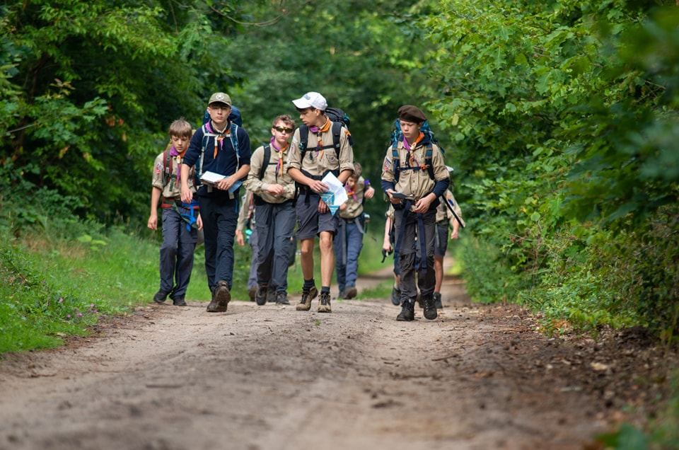 Hike lopen met rugzak